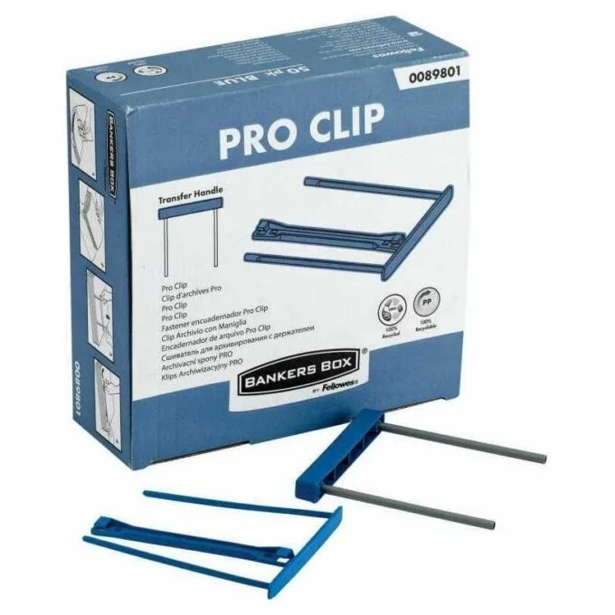 Fellowes Pro Clip - blue 50 pcs — image 1