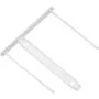 Fellowes archival clips 100 pcs white