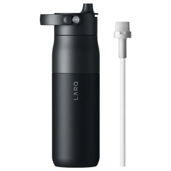 Larq Swig Top 1 l obsidian black — image 1