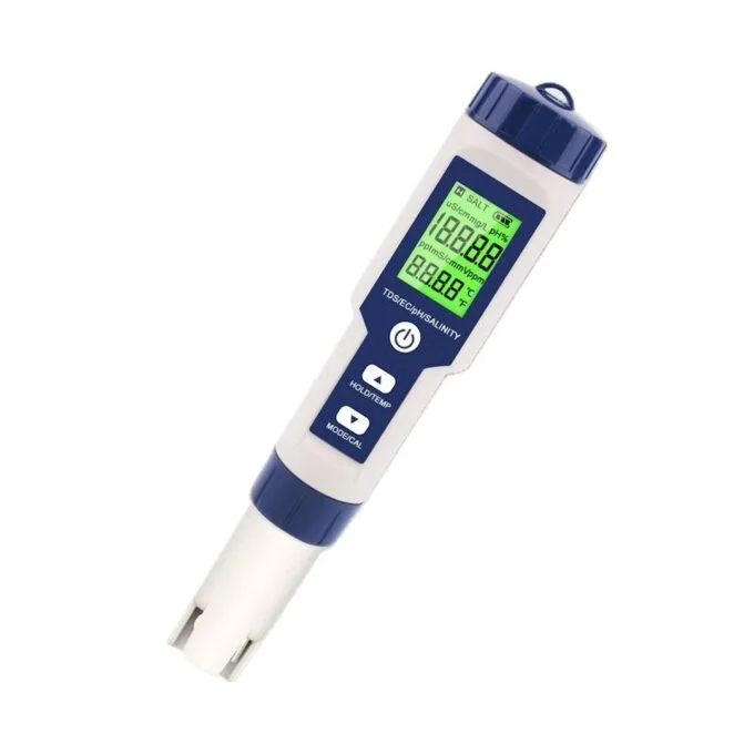 Noyafa Water Quality Tester with 5-in-1 Measurement (pH, TDS, EC, ORP, Temperature), Automatic Calibration, IP65 NF-EZ9909 SP — image 1
