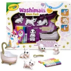 Crayola Washimals Cats Glam Figures for painting and washing - set