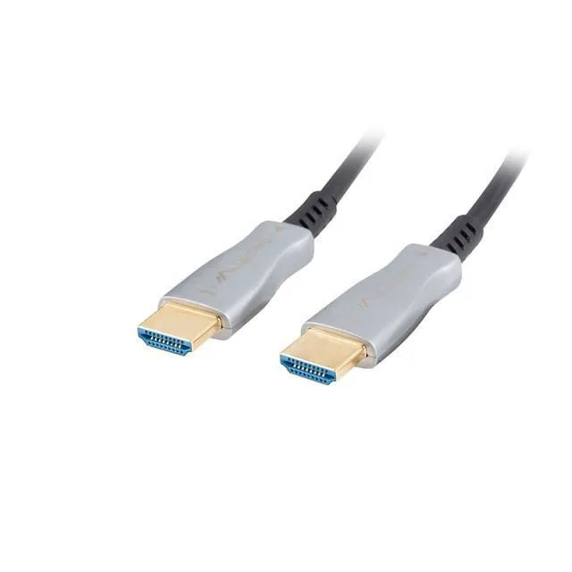 Lanberg HDMI cable v2.0 M/M 10m optical AOC black — image 1