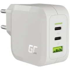 Green Cell 2x USB-C 1x USB-A 65W GAN white