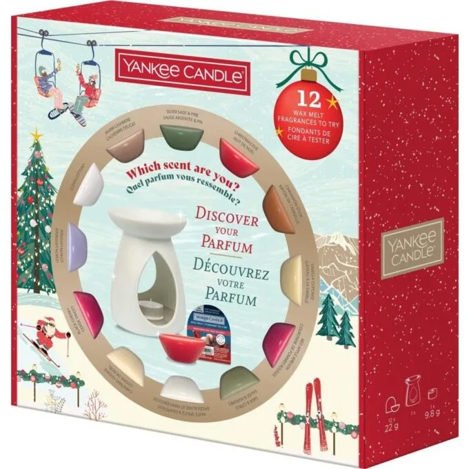Yankee Candle Apres Ski Zestaw: Kominek + 12 wosków — image 1