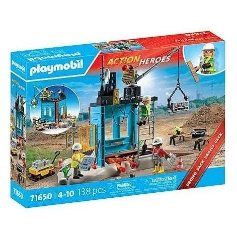 Playmobil Action Heroes 71950 Construction Square — image 1