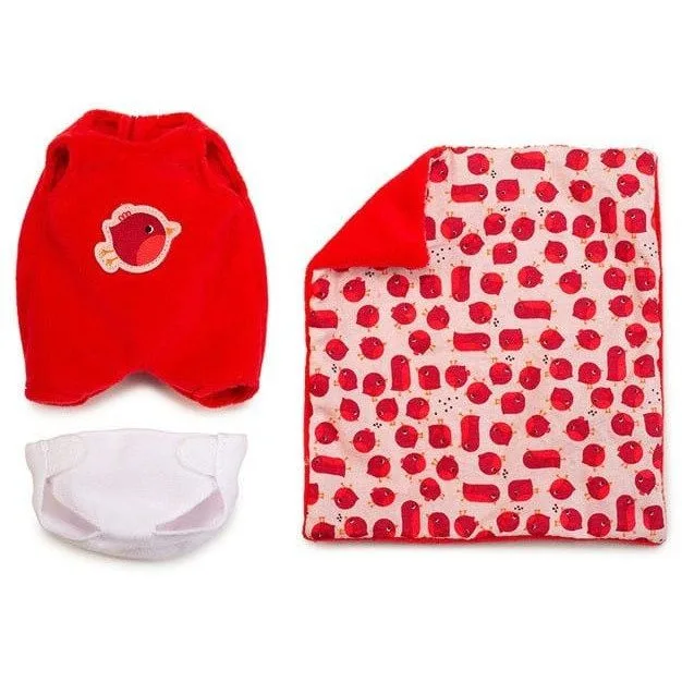 Lilliputiens Baby in T-shirt with clothes and Aghate Blanket — image 3