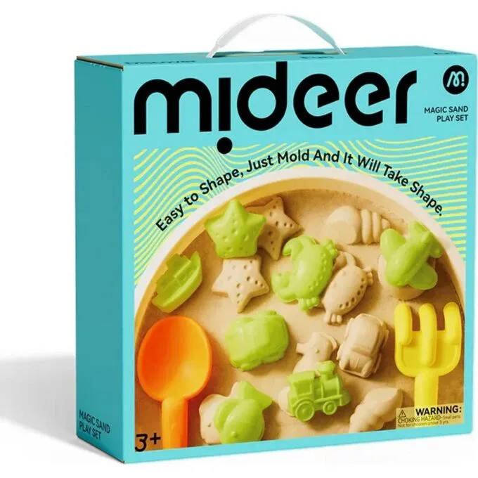 Mideer Beach - Small magic sand with sandbox and accessories MD4322 — image 1