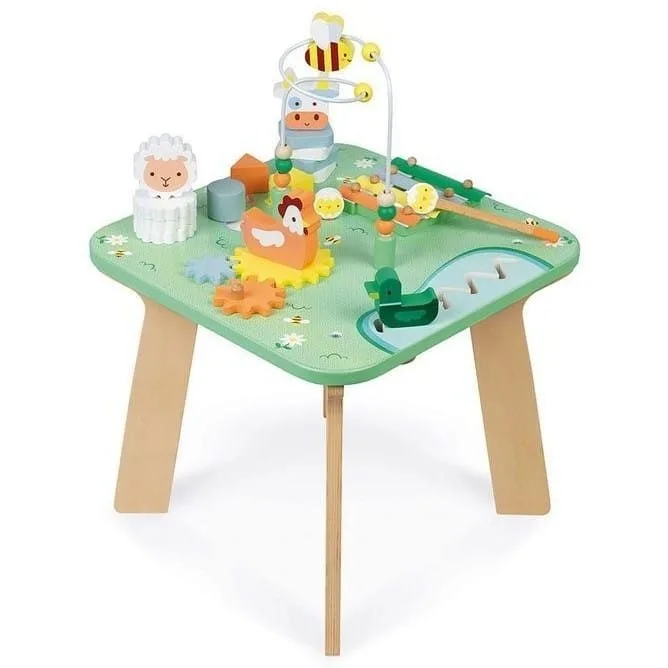 Janod Multi-functional educational table wooden Łąka — image 4