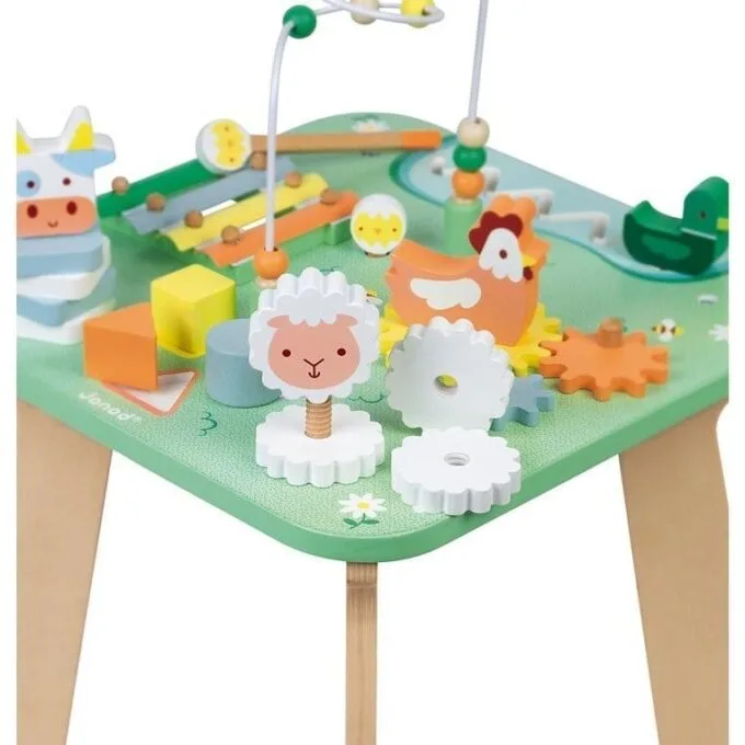 Janod Multi-functional educational table wooden Łąka — image 5