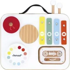 Janod Confetti Music board with handle J07679
