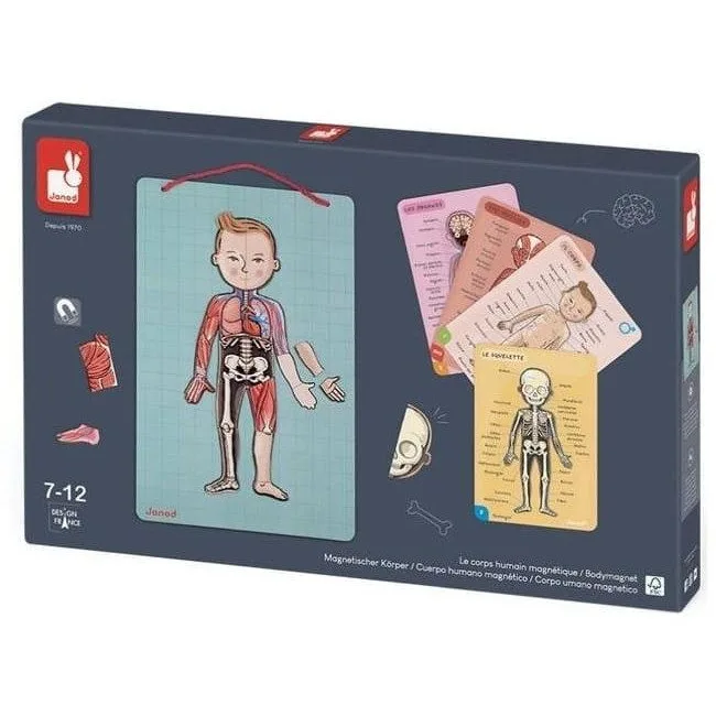 Janod Jigsaw Magnetic Body of Man J05491 — image 1
