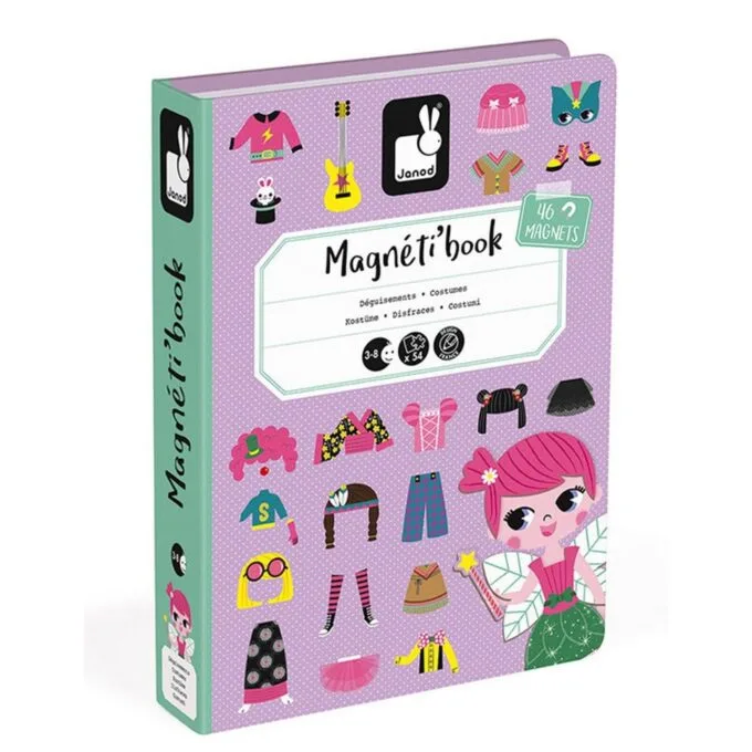 Janod Magnetibook Costumes Girl — image 1