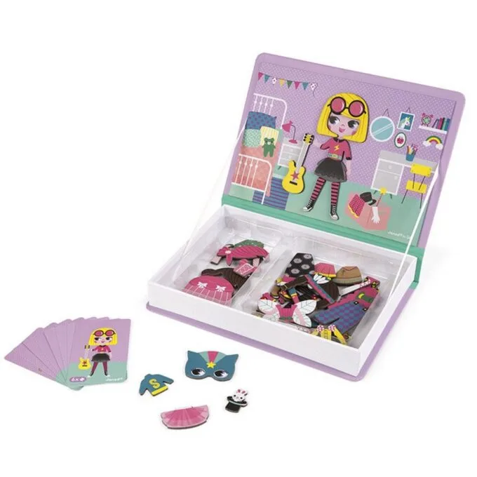 Janod Magnetibook Costumes Girl — image 4