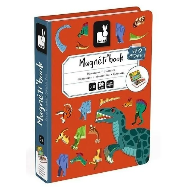 Janod Magnetibook Dinosaurs — image 1