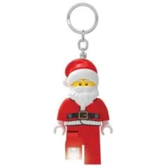 LEGO LGL-KE189 Św. Mikołaj brelok do kluczy z latarką
