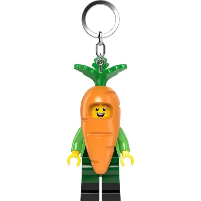 LEGO Carrot keychain with LGL-KE239H flashlight — image 1
