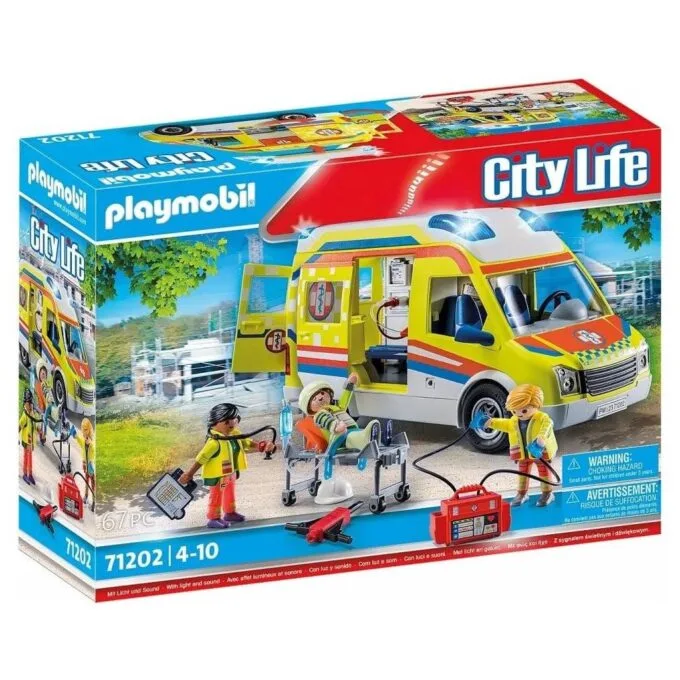 Playmobil City Life 71202 Ambulance with light and sound — image 1