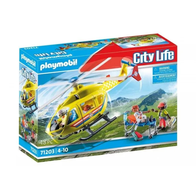 Playmobil City Life 71203 Rescue Helicopter — image 1