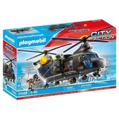 Playmobil City Action Śmigłowiec ratunkowy jednostki specjalnej 71149