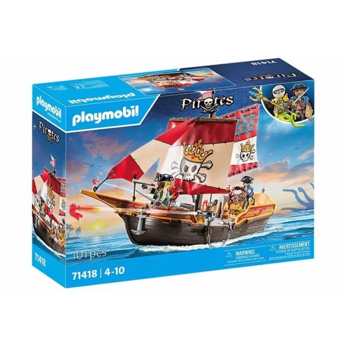 Playmobil Pirates 71418 Pirate Ship — image 1