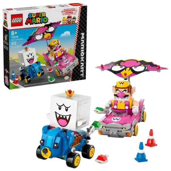 LEGO Super Mario 72038 Mario Kart Wario and King Boo — image 1
