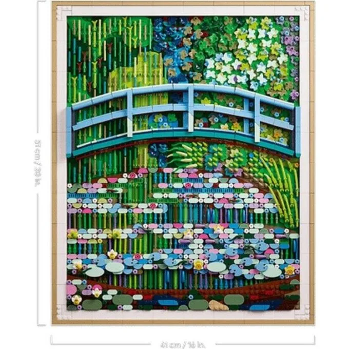 LEGO Art 31220 Claude Monet — Most nad stawem z liliami wodnymi — image 6