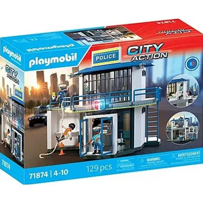 Playmobil Action Heroes 71874 Posterunek policji z miejscem przesłuchań — image 1