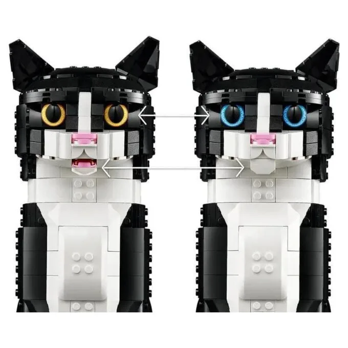 LEGO Ideas 21349 Black and white cat — image 6