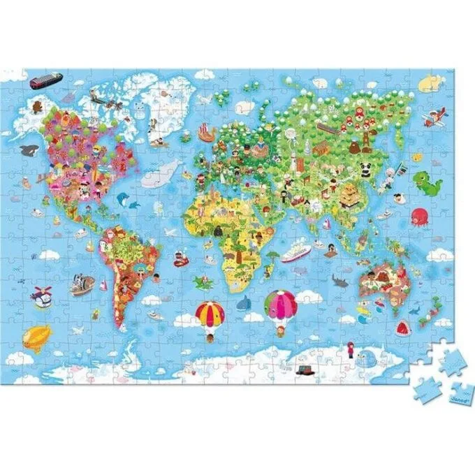Janod Massive World Map in the Walizka 300 el. — image 3