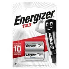 Energizer Batteries Lithium CR123 (2pc)