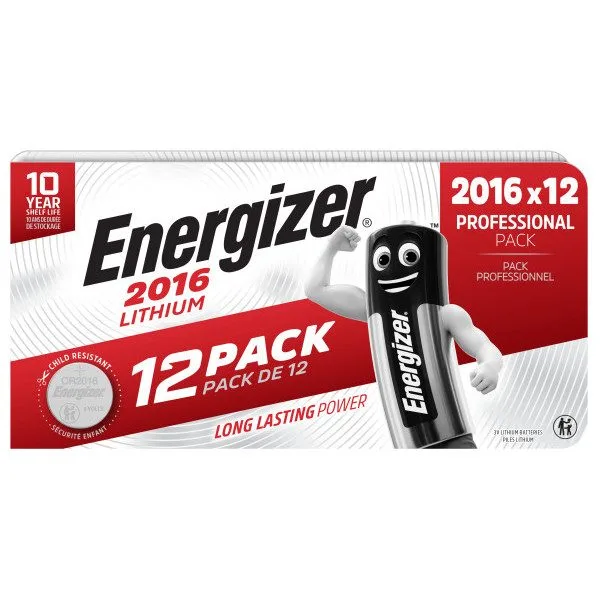 Energizer Batteries Lithium CR2016 (12pcs) — image 1