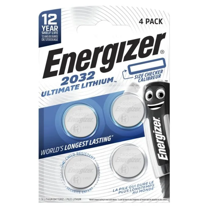 Energizer Batteries Lithium CR2032 (4pcs) Ultimate Lithium — image 1