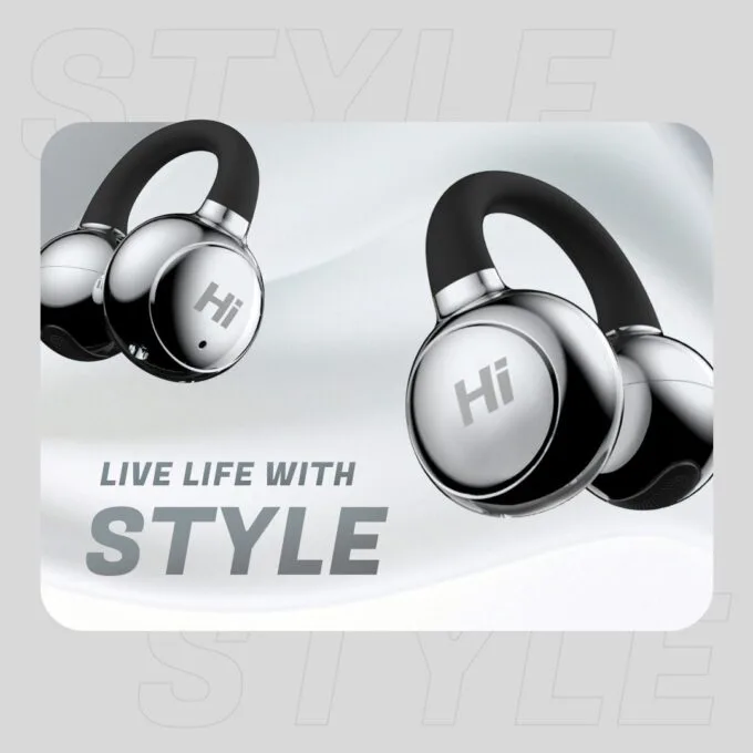 HiFuture Headphones Open Ear FlexClip Black — image 6