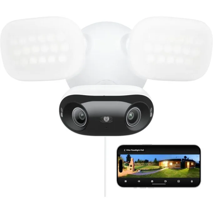 Reolink POE IP Outdoor Camera Panoramic Ultra-Wide View 4K Elite Floodlight — image 1