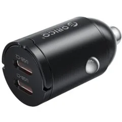 Orico Car Charger, 2 × USB-C, 30W