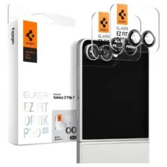 Spigen Optik Pro HD Glas.TR “EZ FIT” Camera Protector 2-pack Galaxy With Flip 7 Black