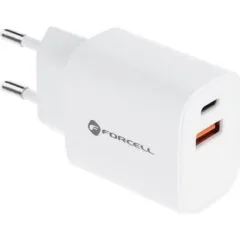 FORCELL F-ENERGY TFK-TC-30WPD Typ C + USB A PD QC4.0 3A 30W biała