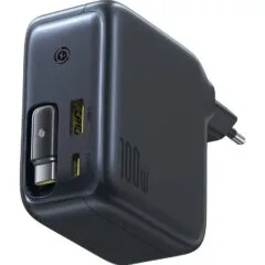 Baseus EnerCore CJ11 100W with USB-A and USB-C ports and with USB-C cable rolled in - black