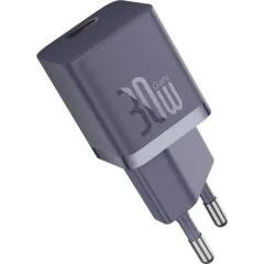 Baseus GaN5 30W USB-C EU with purple Baseus Dynamic cable 3 USB-C 100W 1m - purple
