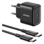 Ugreen CD250, 25W, USB-C black + USB-C cable for USB-C, 2m black