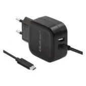 Qoltec 17W | 5V | 3.4A | USB + USB type C