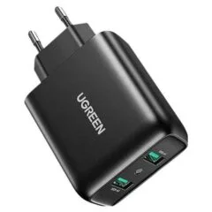 Ugreen 2xUSB-A 36W QC3.0 czarna CD161