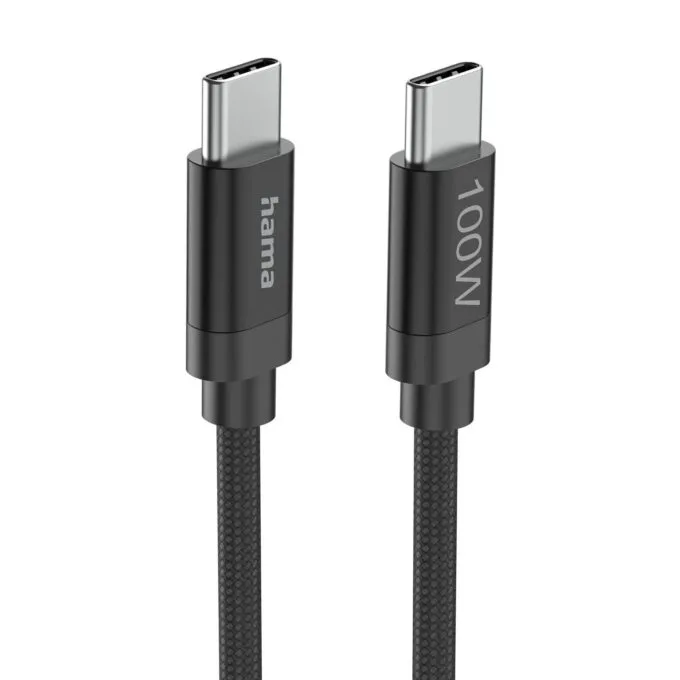 USB-C brake - USB-C nylon, 100W, 3m, black — image 2