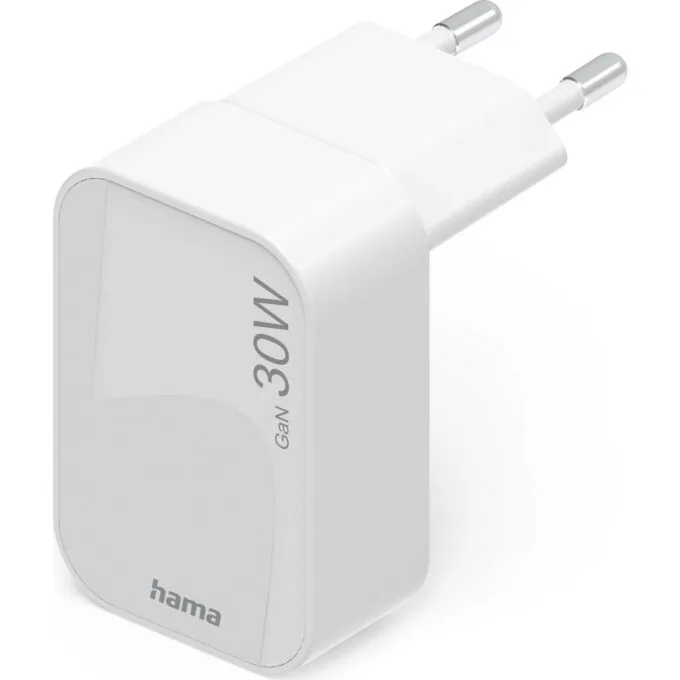 Hama 30W GAN 1x USB-C white folding — image 1