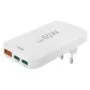 Hama 65W GAN, 2X USB-C, 1X USB-A, white