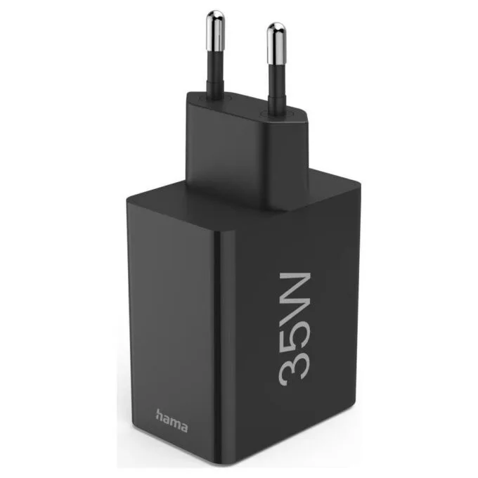 Hama 35W PD/QC 1x USB-C, 3x USB-A, black — image 4