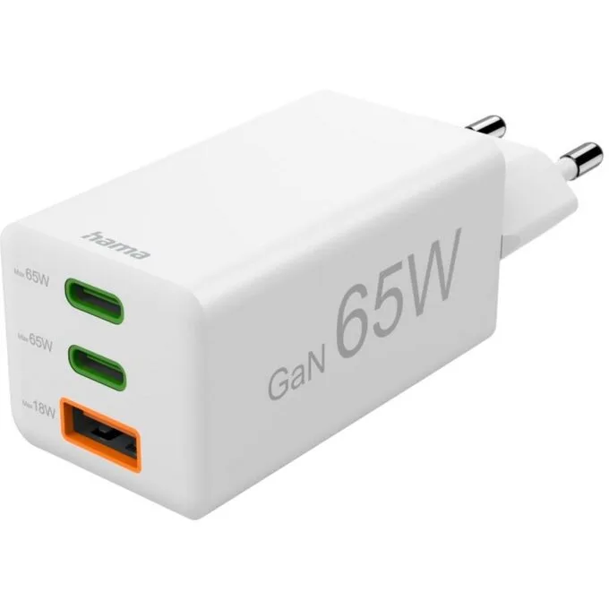 Hama 65W 2xUSB-C, 1xUSB-A PD — image 1