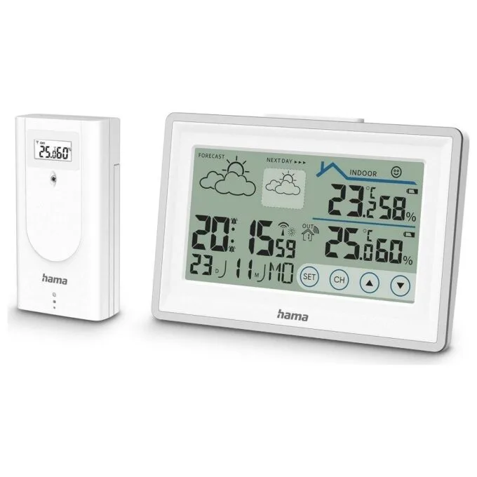 Hama "Bahamas" hygrometer white — image 1
