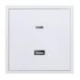 HDL Panel TILE SERIES Ivory White 1xUSB-A 1xUSB-C