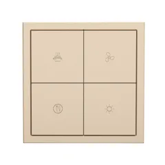 HDL Panel Smart Tile Series 8 Button Champgn Gold